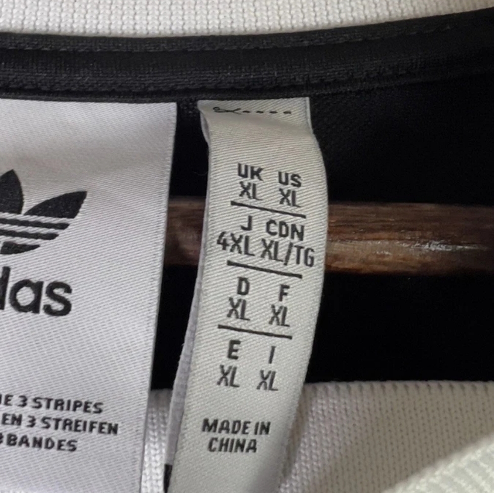 Adidas Originals Adilenium Black and White Jersey Long Sleeve - Picture 3 of 5